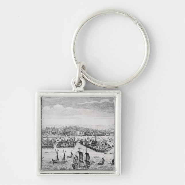 A Perspective View of the City of Venice Key Ring (Front)