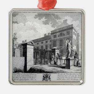 A perspective view of the Foundling Hospital Metal Tree Decoration