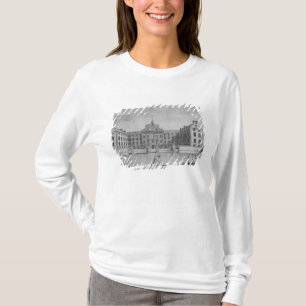 A Perspective View of the Front of the Royal T-Shirt