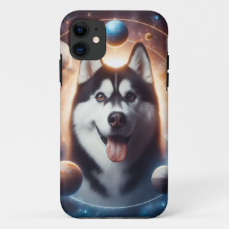 A PET in space iPhone 11 Case
