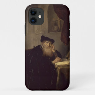 A Philosopher, 1635 (oil on panel) iPhone 11 Case