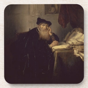 A Philosopher, 1635 (oil on panel) Coaster