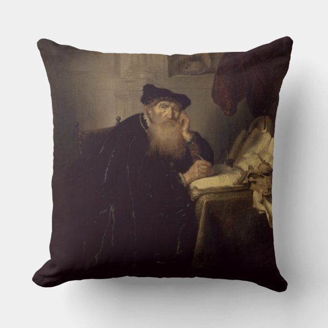 A Philosopher, 1635 (oil on panel) Cushion (Front)