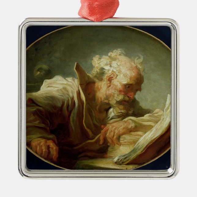 A Philosopher, c.1764 Metal Ornament (Front)