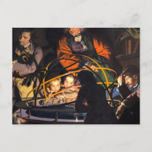 A Philosopher Lecturing On The Orrery Postcard