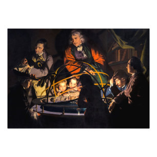 A Philosopher Lecturing on the Orrery Solar System Photo Print