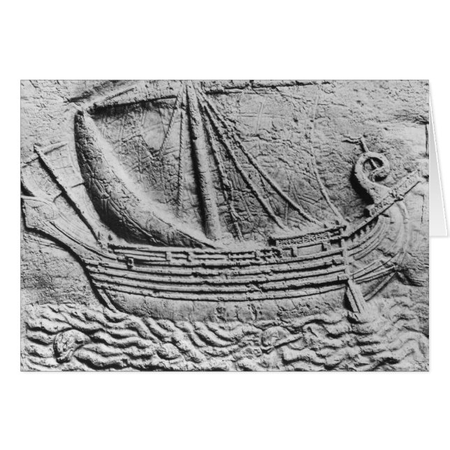A Phoenician trade ship at Sidon (Front Horizontal)