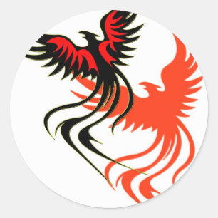 A Phoenix's Shadow Sticker