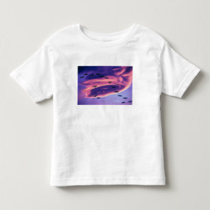 A photo composite of Sandhill cranes in flight Toddler T-Shirt