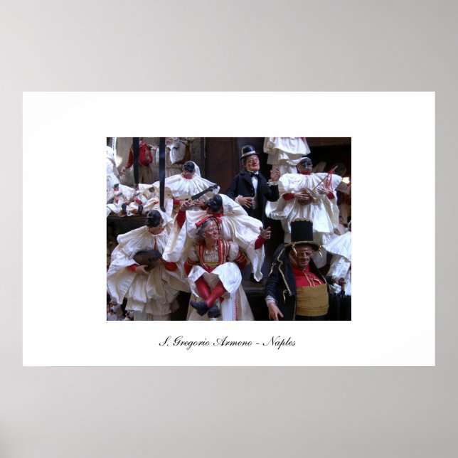 A photo of S. Gregorio Armeno's Street Poster (Front)