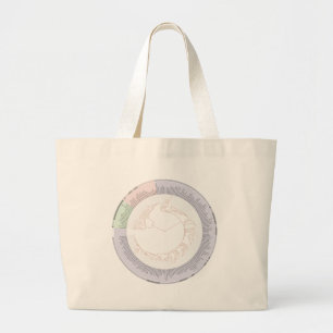A phylogenetic tree of life Chart Large Tote Bag