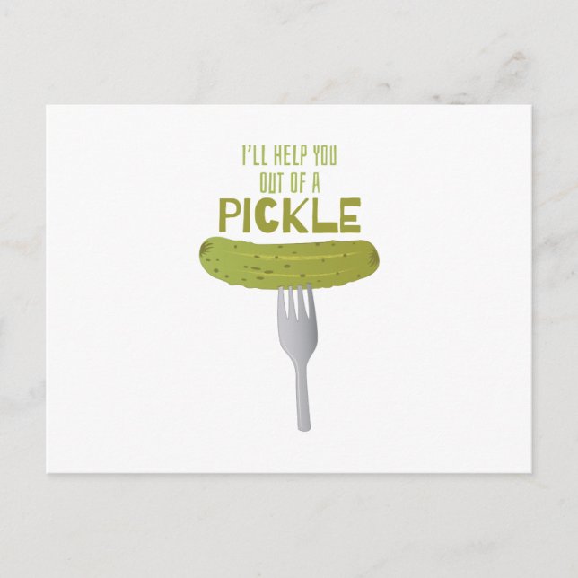 A Pickle Postcard (Front)