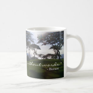 "A picture is a poem without words" Coffee Mug