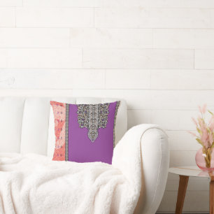 a picture of a scarf with a design on it cushion