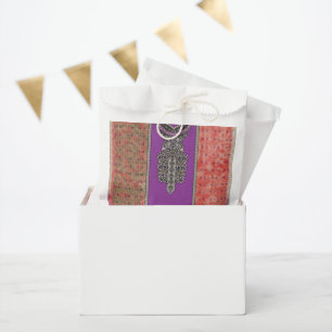 a picture of a scarf with a design on it favour bag