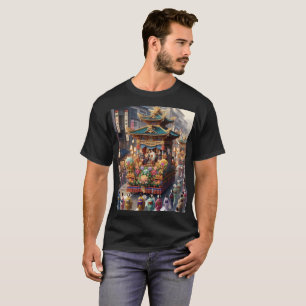 a picture of a shrine with a number of people in T-Shirt