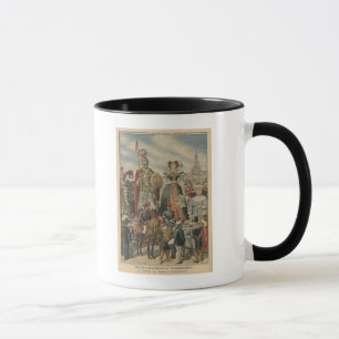 A picturesque and traditional feast mug