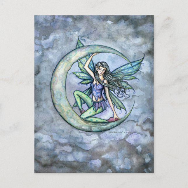 A Piece of Moon Fairy Art Postcard (Front)