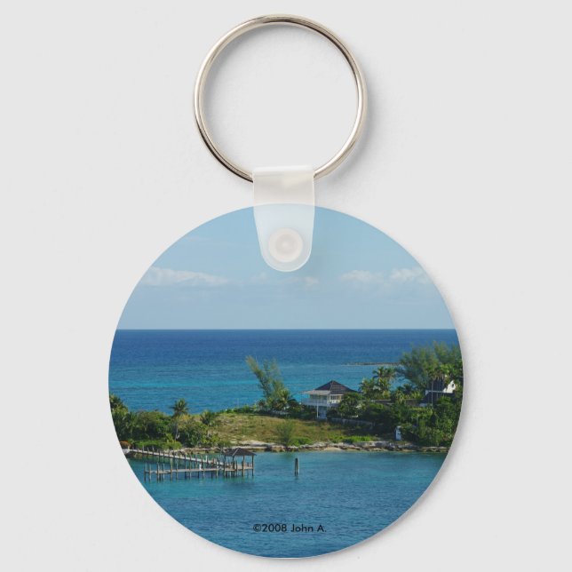 A Piece Of Paradise Keychain (Front)