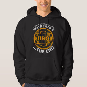 A Pig A Chicken And A Cow - Funny BBQ Smoker Barbe Hoodie