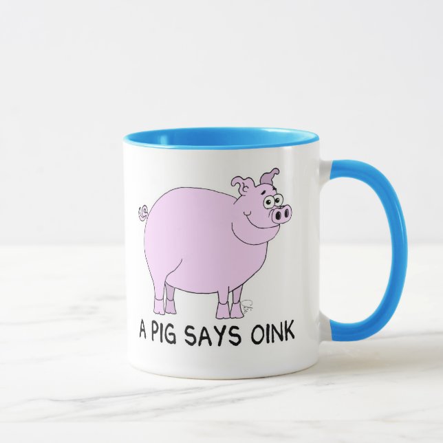 A Pig Says Oink Mug (Right)