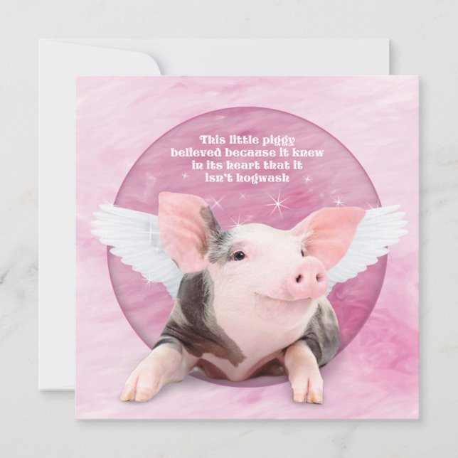 A Piggy Believed Card (Front)