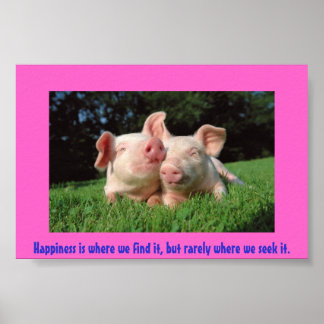 A pigs life poster