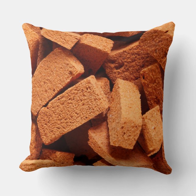 A pile of bricks construction cushion (Front)