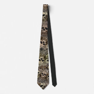 A Pile of Skulls Tie