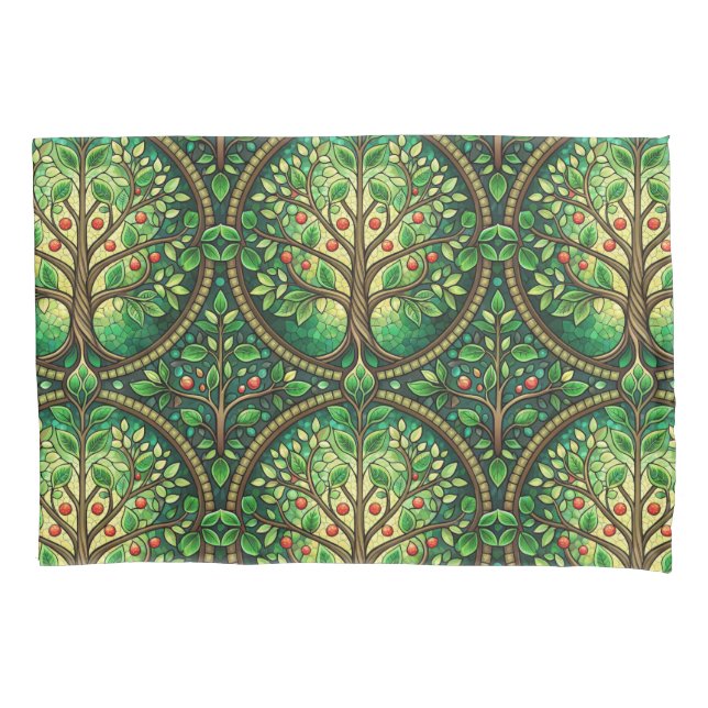 A pillowcase design featuring a detailed (Front)