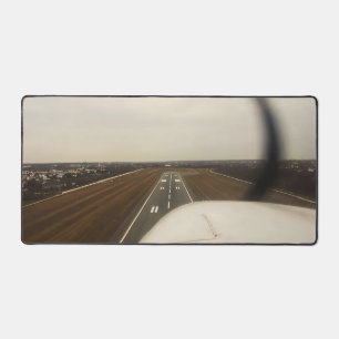 A Pilot's Perspective: Cessna 172 Cockpit Takeoff Desk Mat