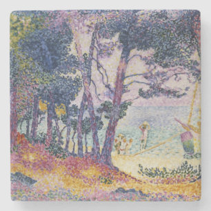 A Pine Grove, 1906 Stone Coaster