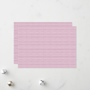 a pink and white background with wavy lines holiday card
