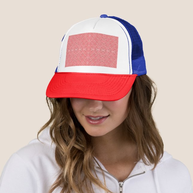 A Pink Background Like Never Before! Trucker Hat (In Situ)