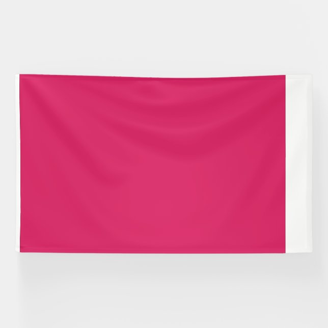 a pink background with a white border banner (Horizontal)