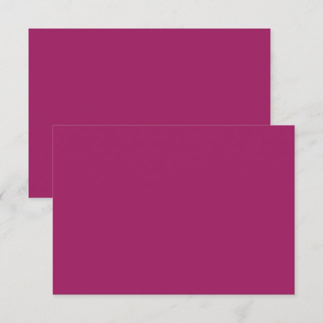a pink background with a white thank you card (Front/Back)