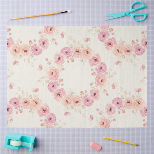 A Pink Easter Series Design #12 Tissue Paper (Craft)