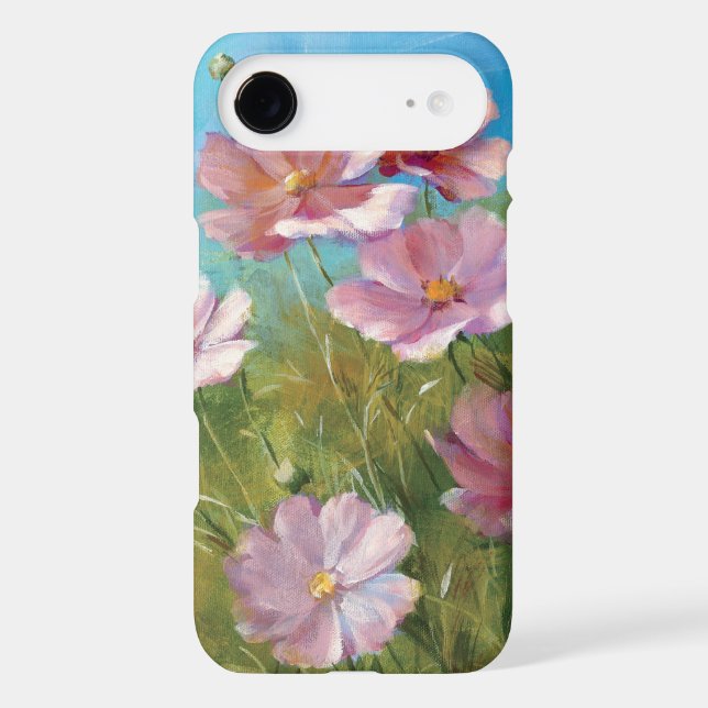 A Pink Floral Garden Case-Mate iPhone Case (Back)