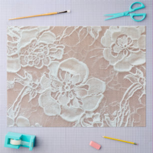A Pink Lace Series Design #11 Tissue Paper