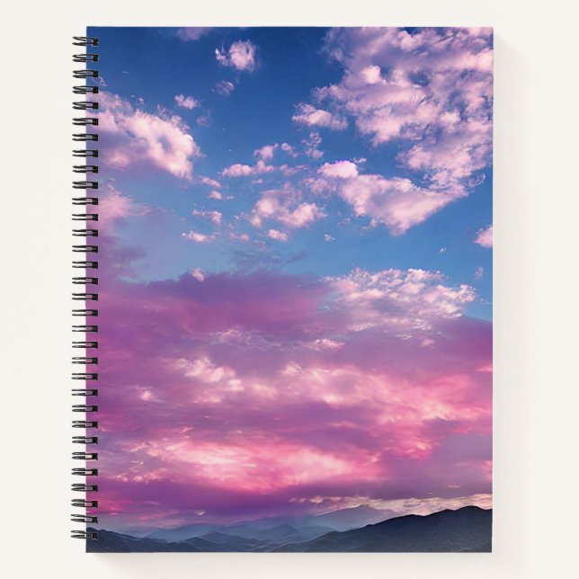 A Pink Luminous Sunrise Notebook (Front)