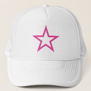 A Pink Star Of Feminism - v6 Trucker Hat