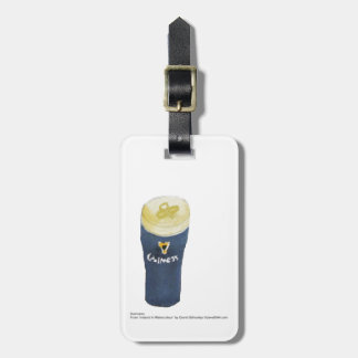 A Pint of Guinness Luggage Tag