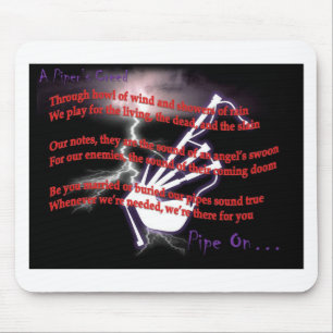 A Piper's Creed (Lightning) Mouse Pad