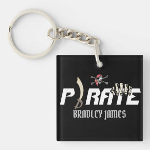 A Pirate   International Talk Like a Pirate day Key Ring