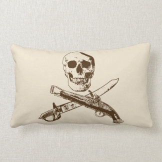 A Pirates Life doublesidedskullpillow_2 Lumbar Cushion