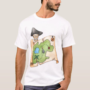 A Pirates Life For Me Treasure Map T-shirt