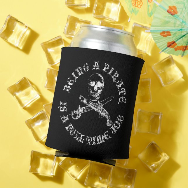 A Pirates Life fulltimeSKULL Can Cooler (In Situ Summer)