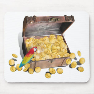 A Pirate's Treasure Chest Mouse Pad
