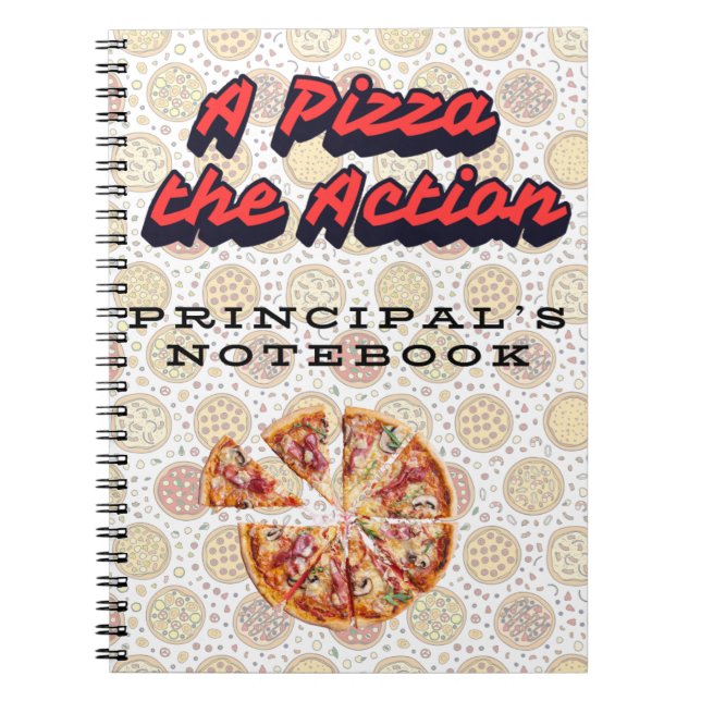 A "Pizza" The action Principal notebook (Front)