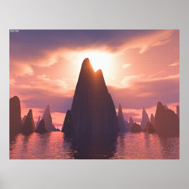 A Place of Peaks Poster (Front)